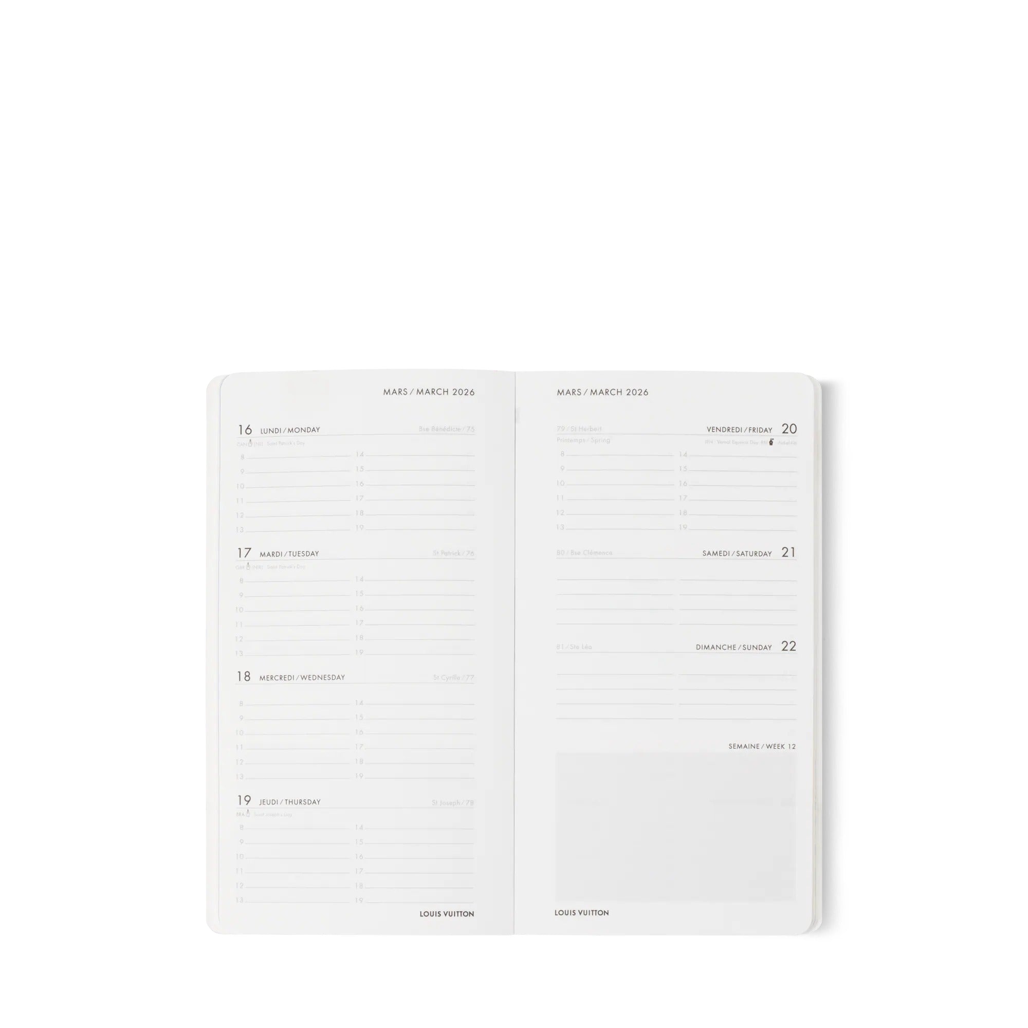 Pocket Agenda Refill 2026