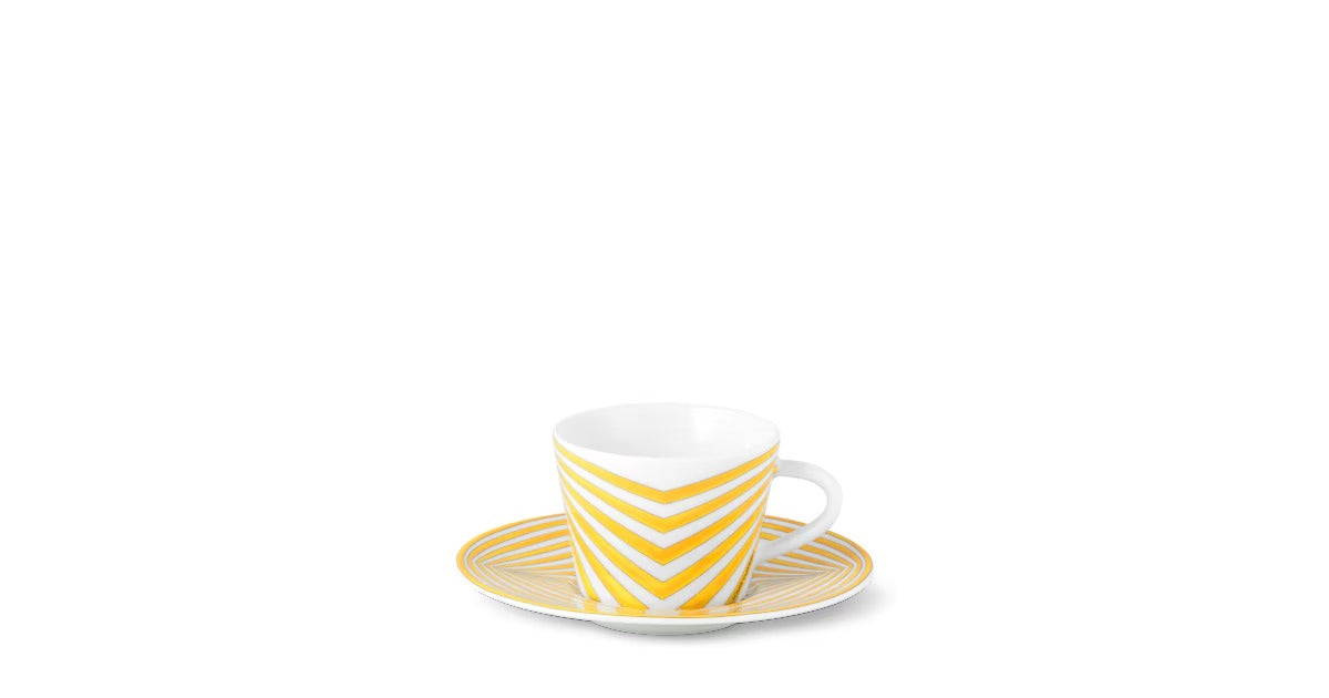 Dolce Vita Set Of 2 Coffee Cups And Saucers