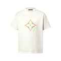 Monogram Flower 3D Gradient Print T-Shirt