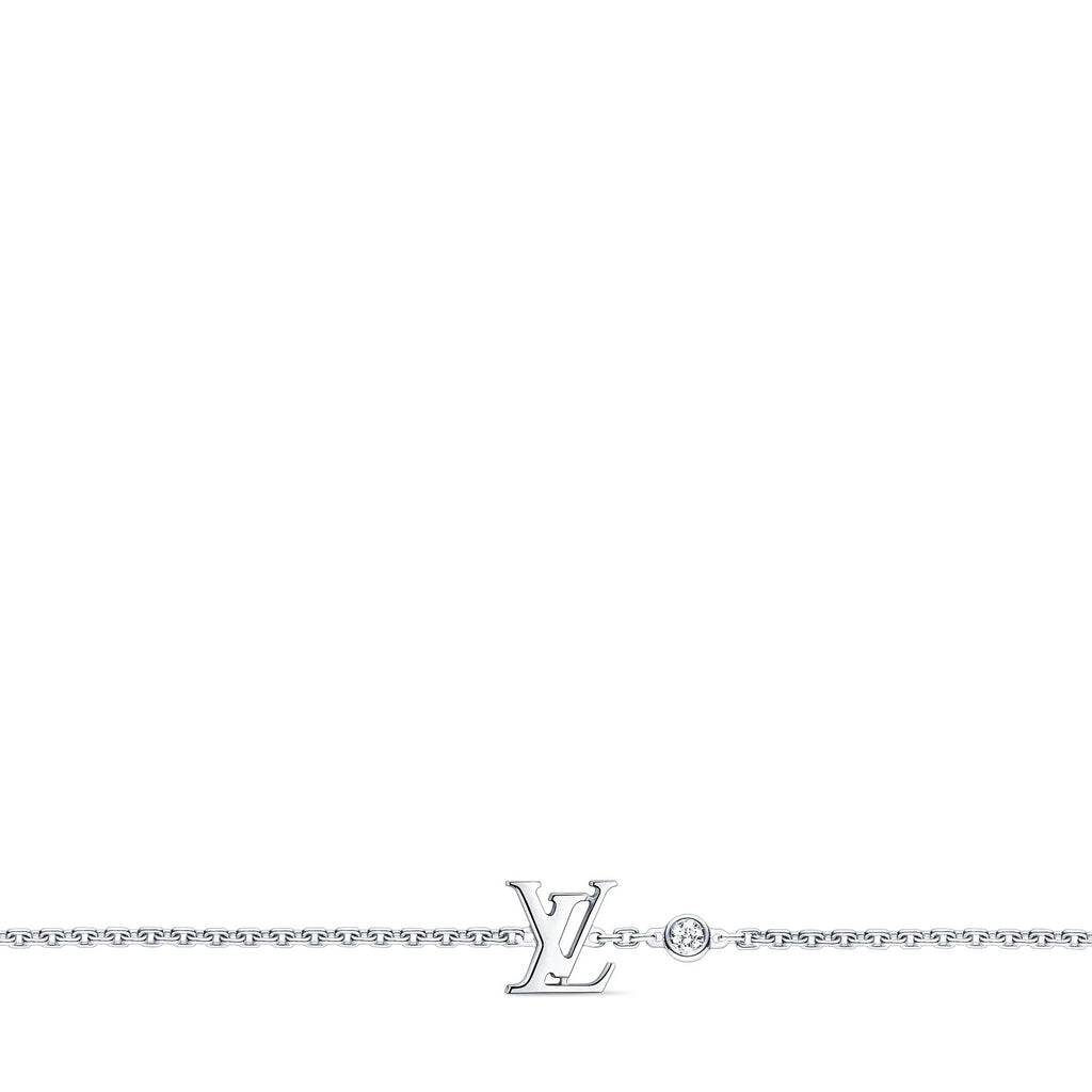 Idylle Blossom LV Bracelet, White Gold And Diamond