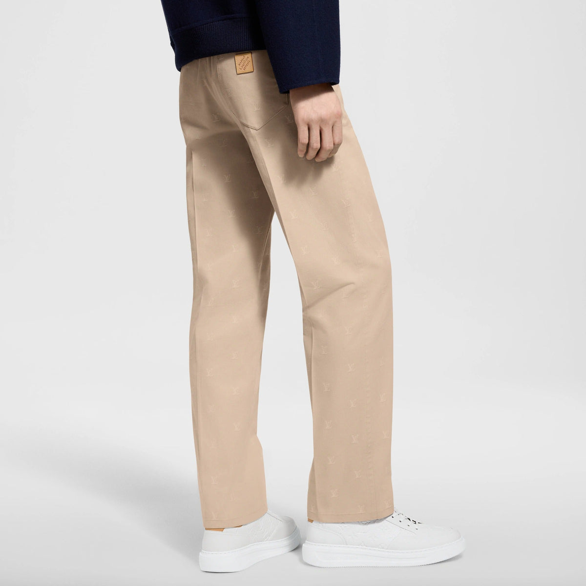 LV Blason Cotton Jacquard Chino Pants