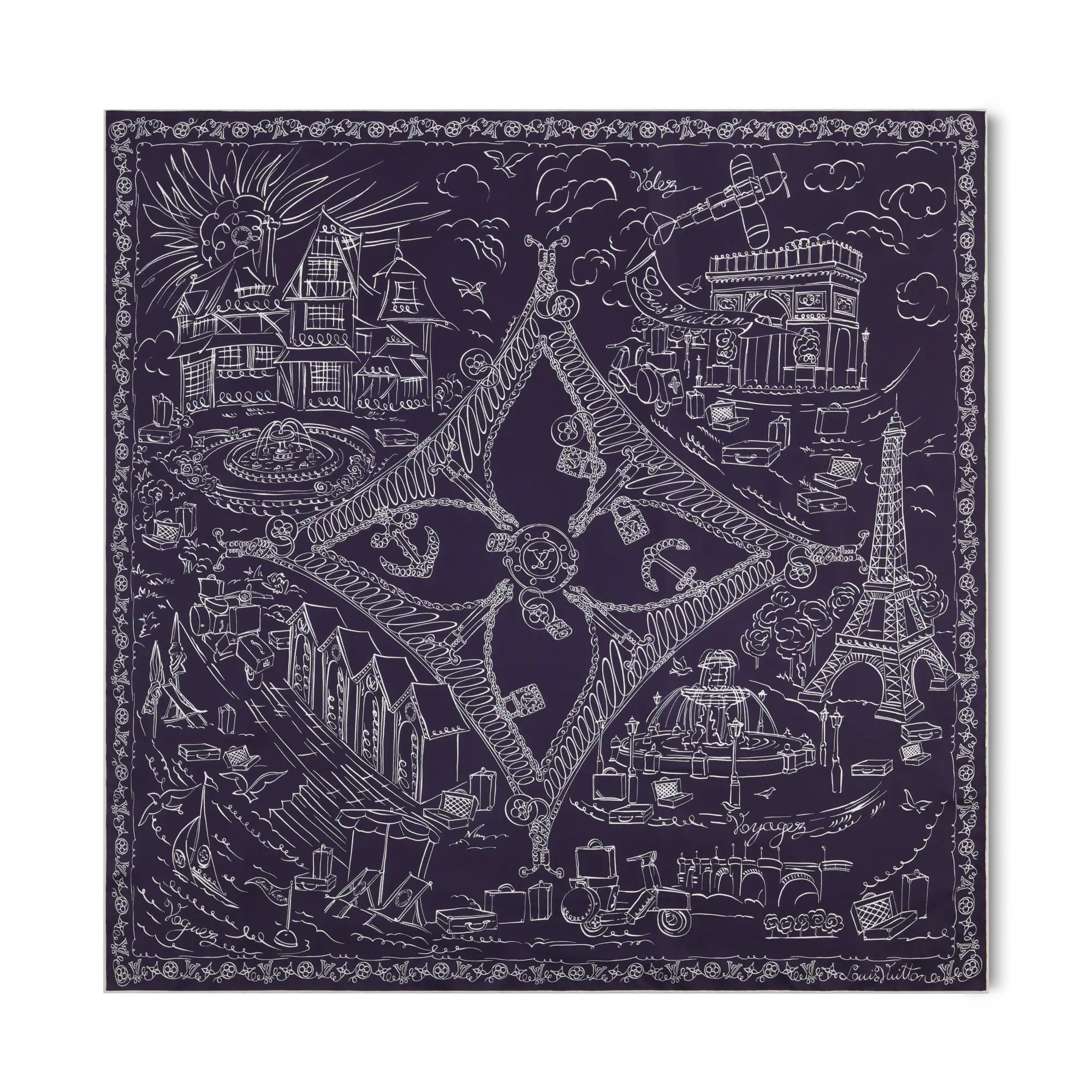 LV Sweet Escape Square 90