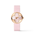 Color Blossom, Quartz, 26 MM, Rose Gold and White Mother-Of-Pearl with Pink Hues