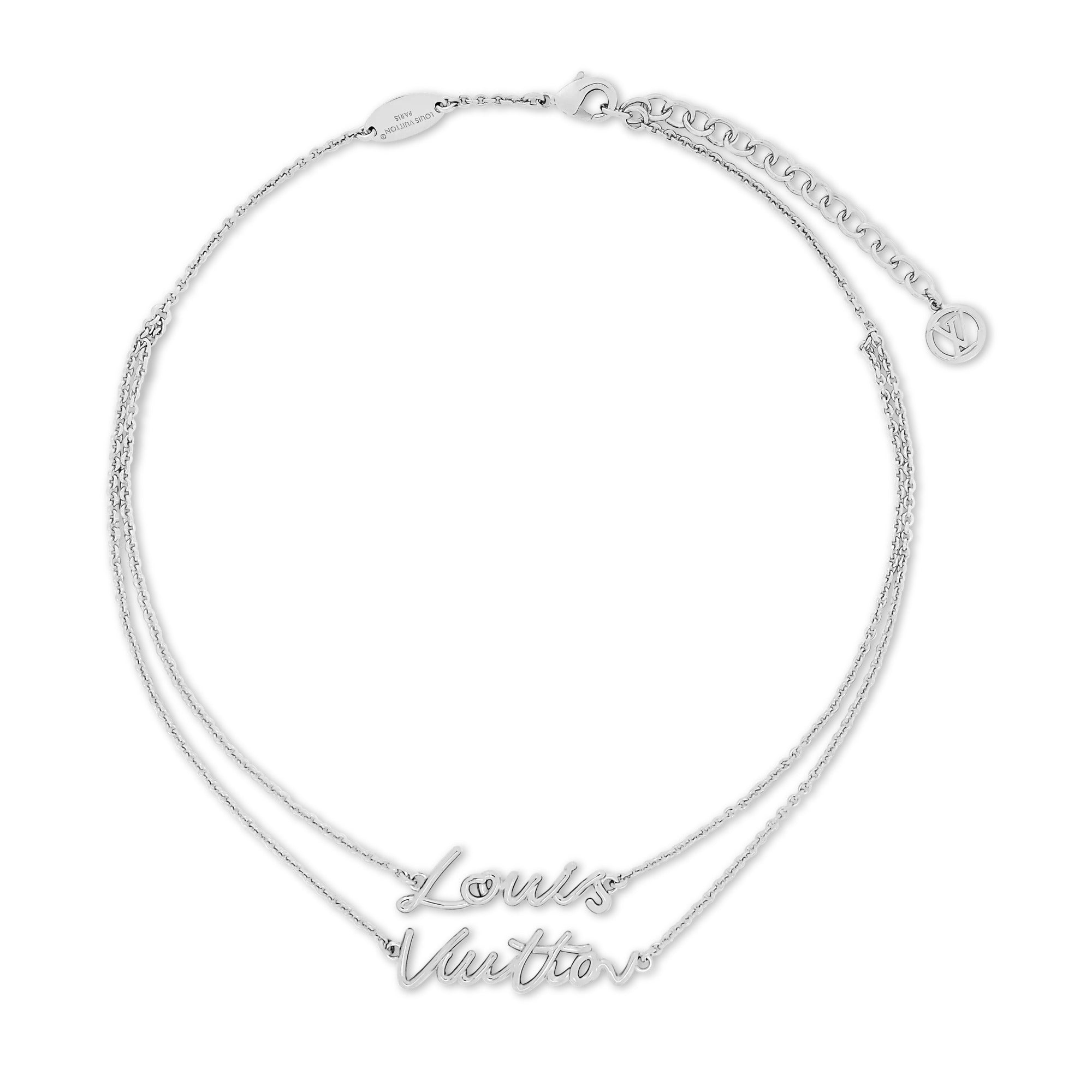 LV Script Necklace