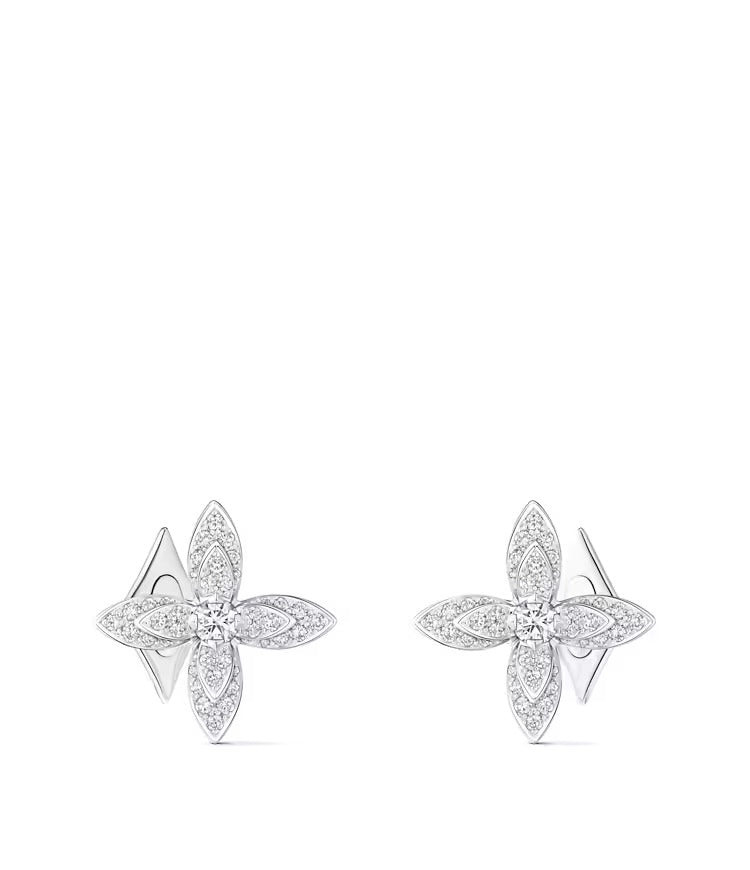 Idylle Blossom Cufflinks, White Gold & Diamonds