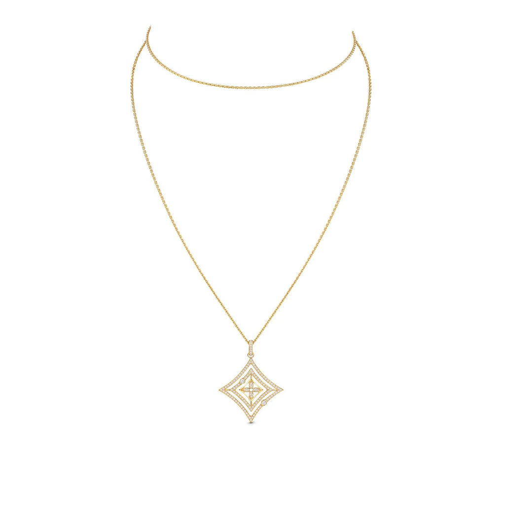 Idylle Blossom Medallion, Yellow Gold And Diamonds