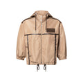 Lace Trim Hooded Parka