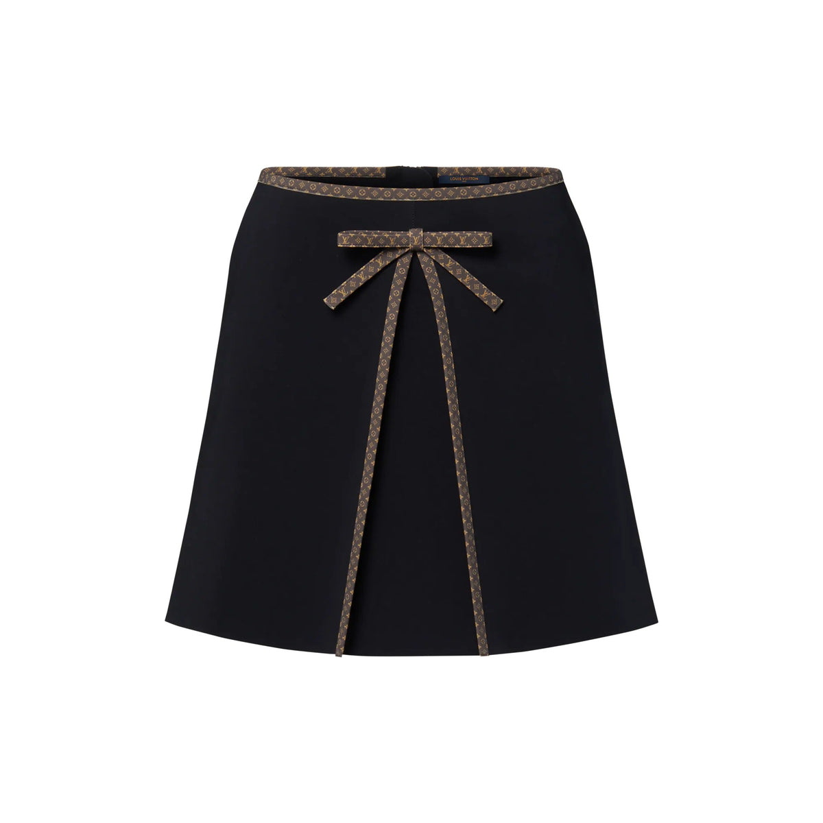 Monogram Bow Mini Skirt