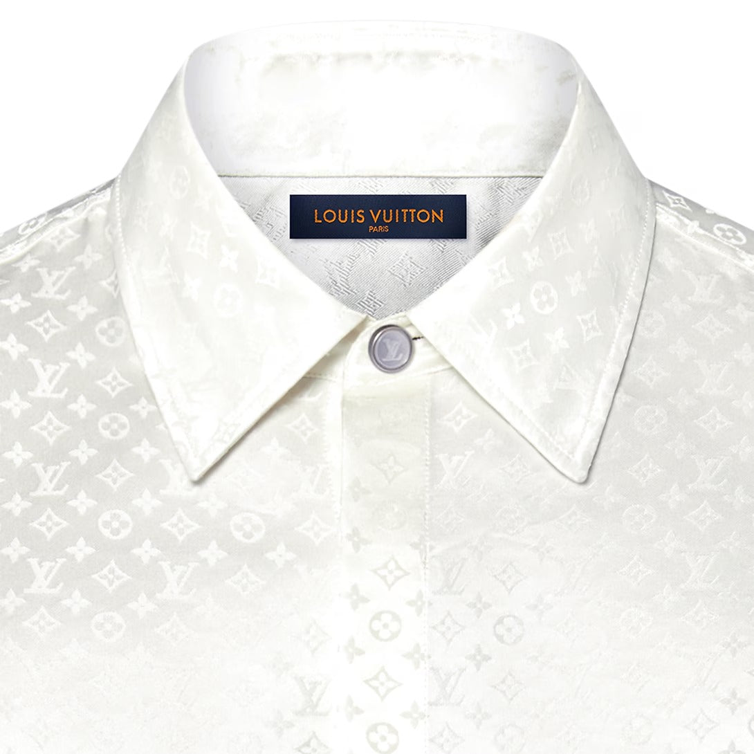 Mini Monogram Silk Evening Shirt