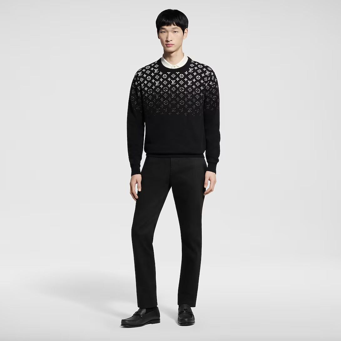 Gradient Cotton Crewneck
