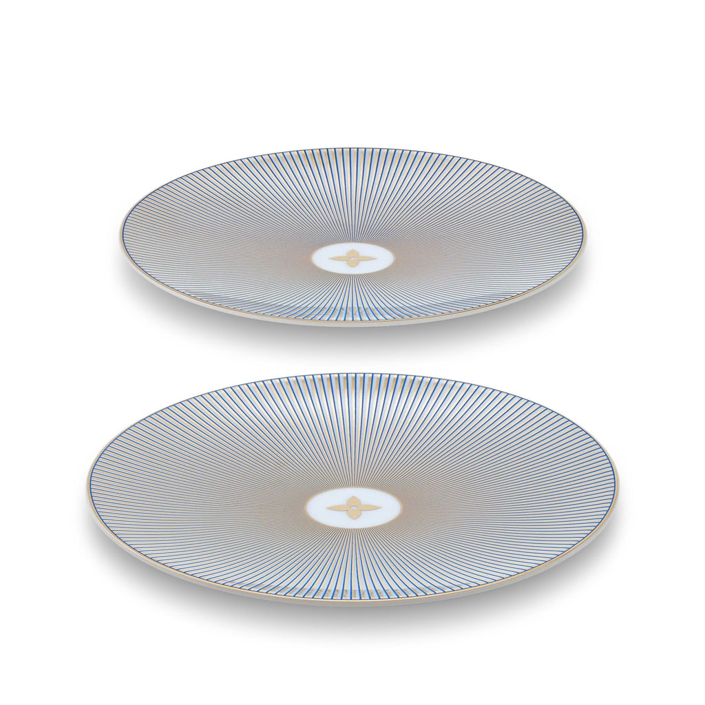 Dichroic Set Of 2 Bread Plates