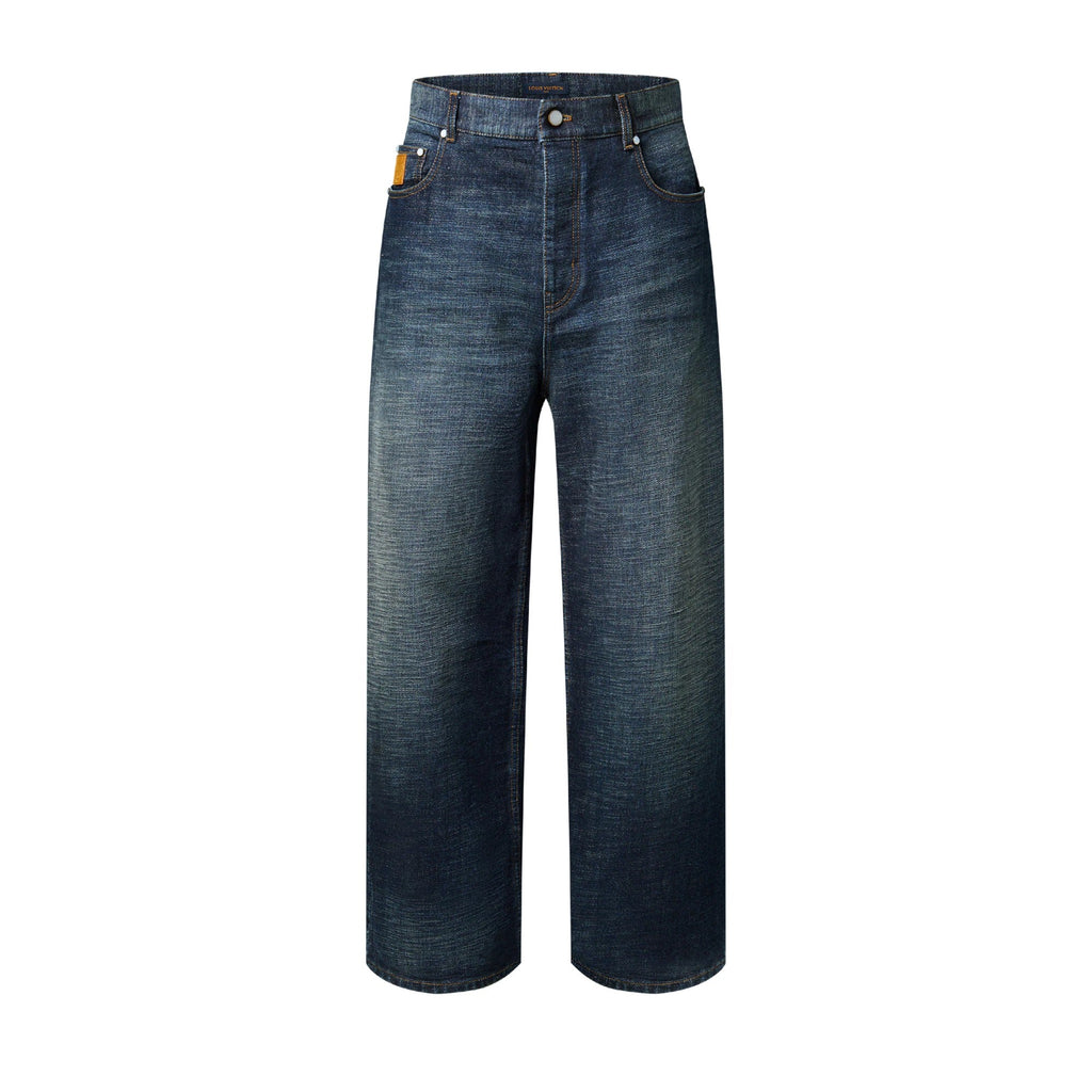 Wide Leg Denim Pants