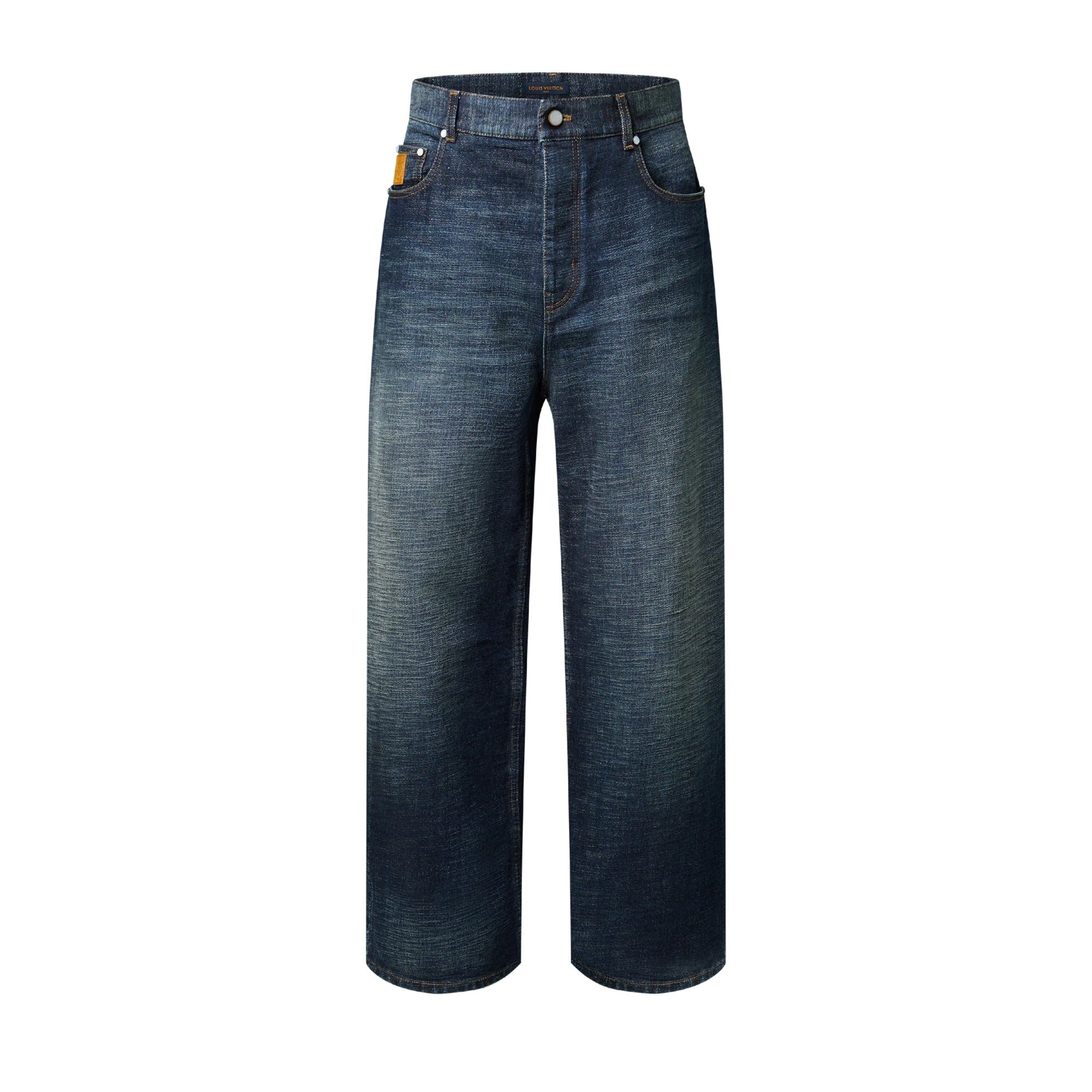 Wide Leg Denim Pants