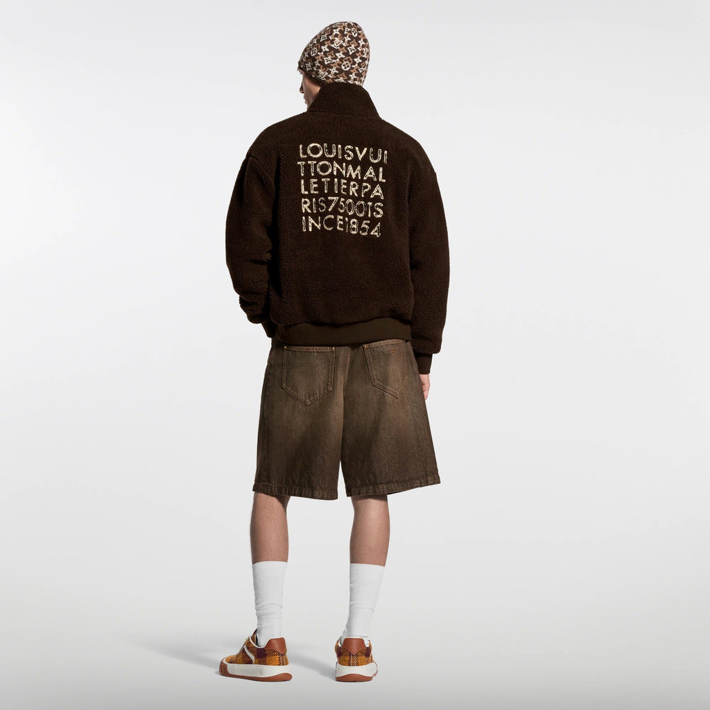 Zippered Fleece Blouson