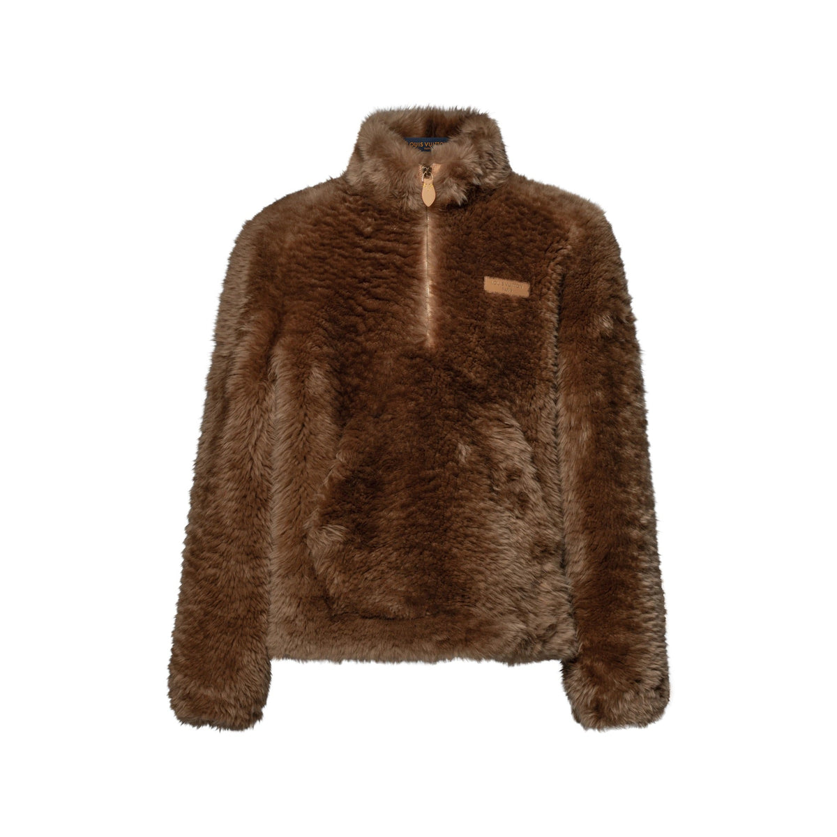 Shearling Half-Zip Anorak