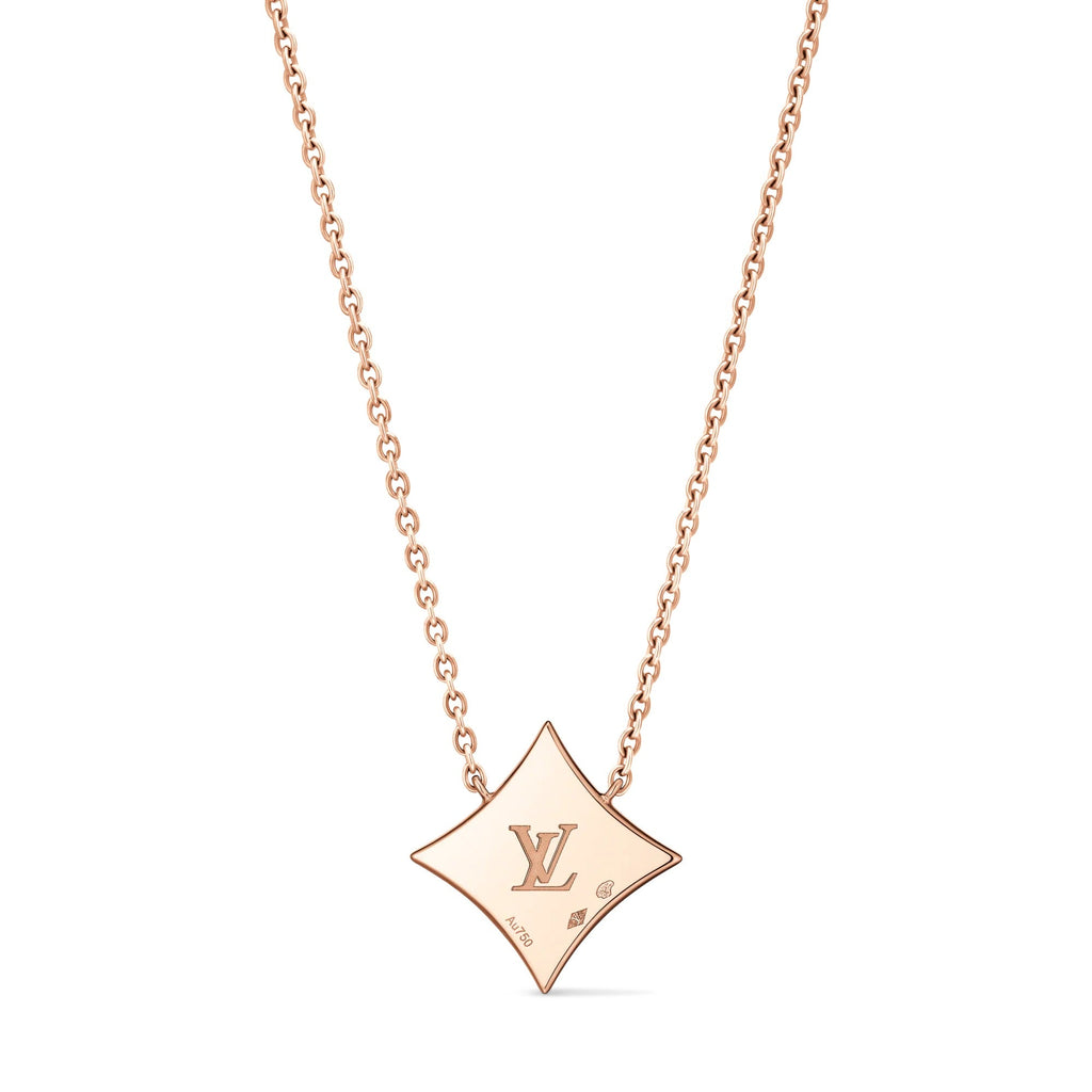 Color Blossom M Star Pendant, Rose Gold and Pink Mother-of-Pearl