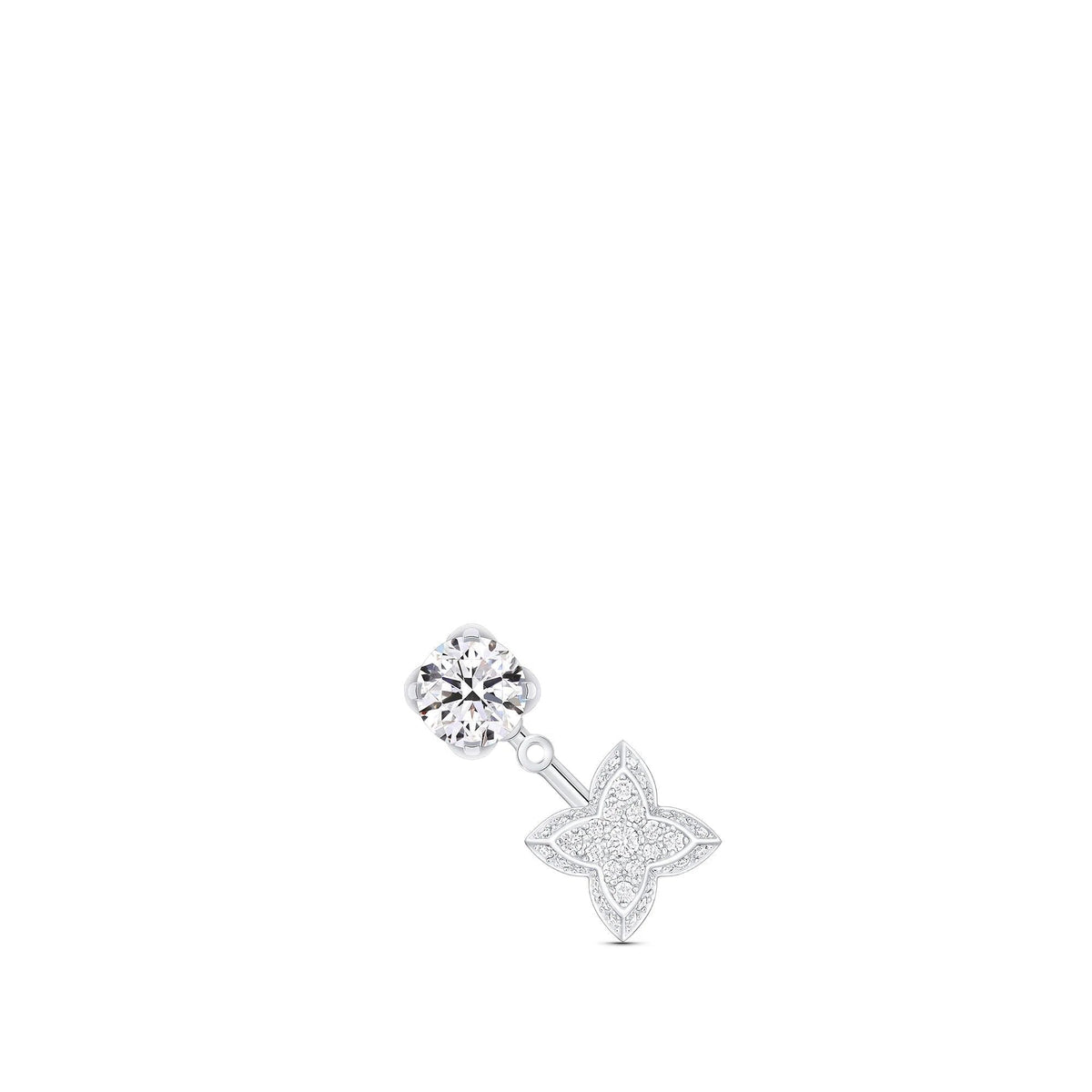 LV Diamonds Double Stud, Round Brilliant cut - per unit