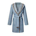 Reversible Signature Hooded Wrap Coat