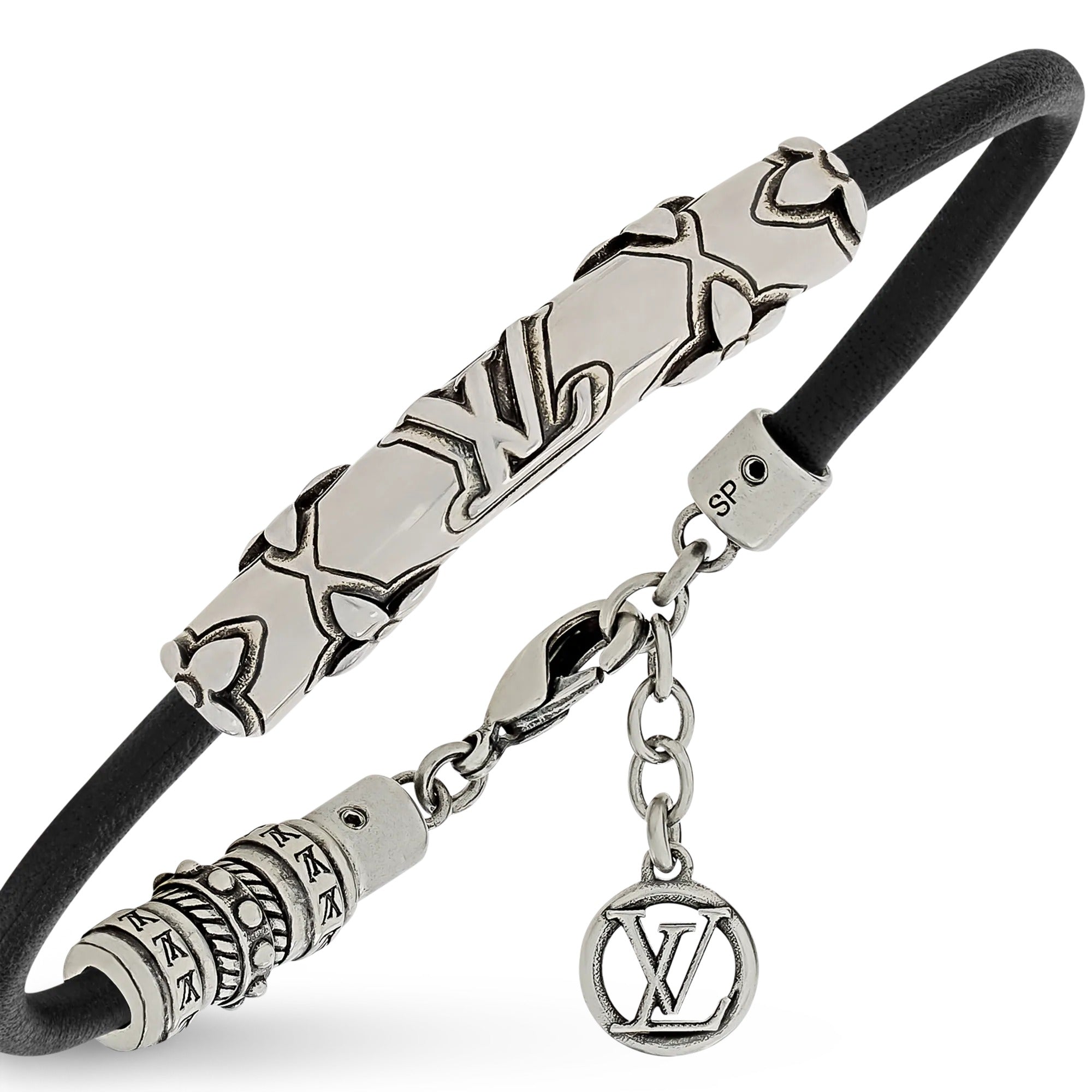 LV Drift Leather Bracelet