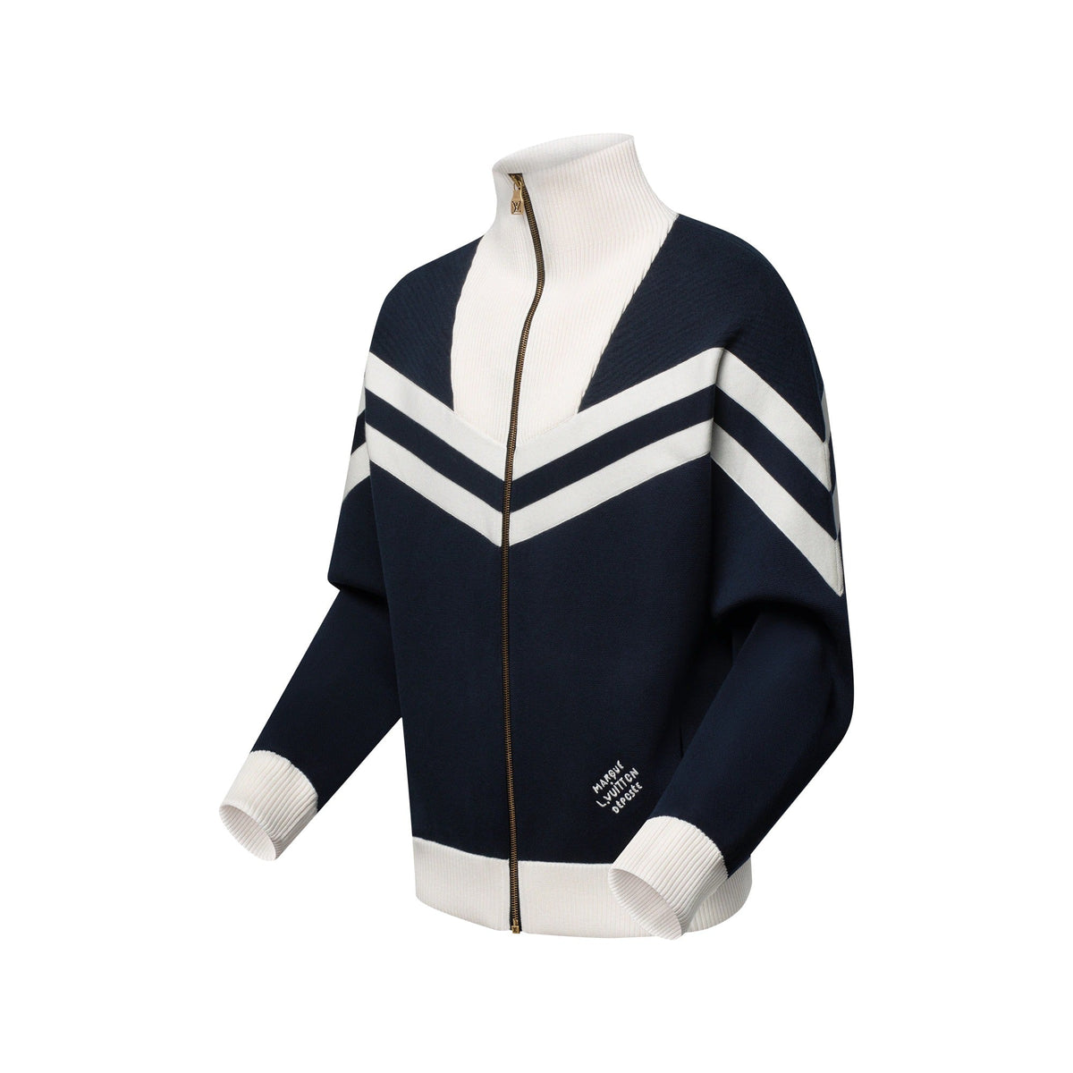 Knitted Cotton Sailor Blouson