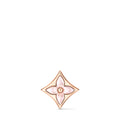 Color Blossom BB Star Ear Stud, Pink Gold and Pink Mother-of-Pearl - Per Unit