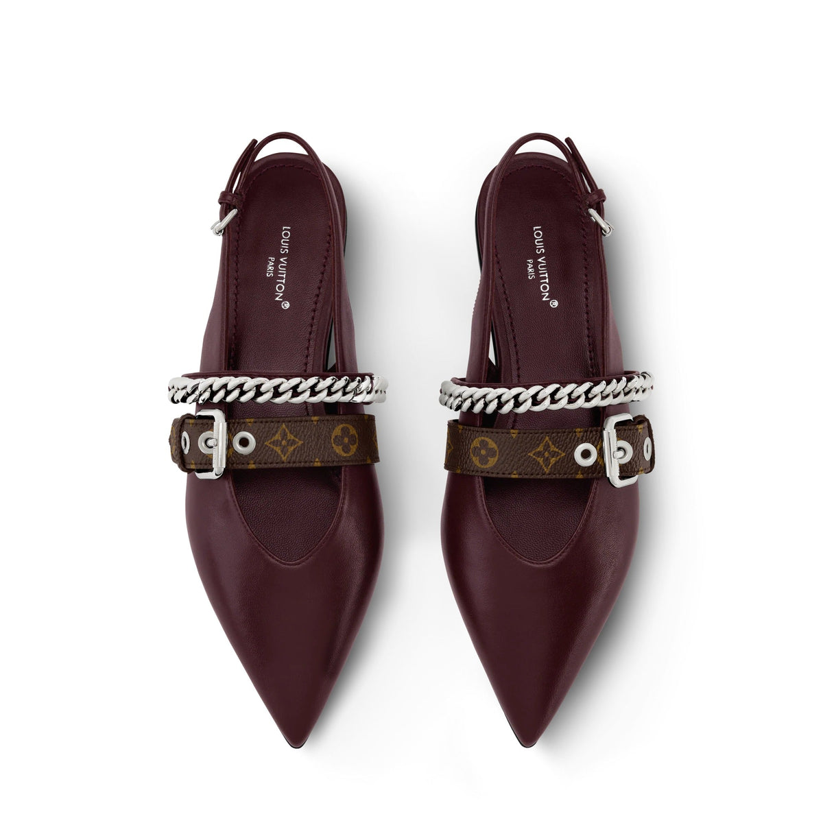 LV Vibe Slingback Flat Ballerina