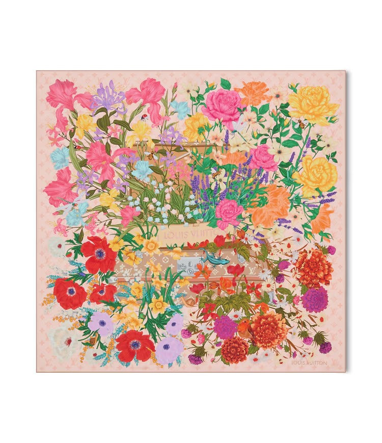 LV En Fleurs Square 90