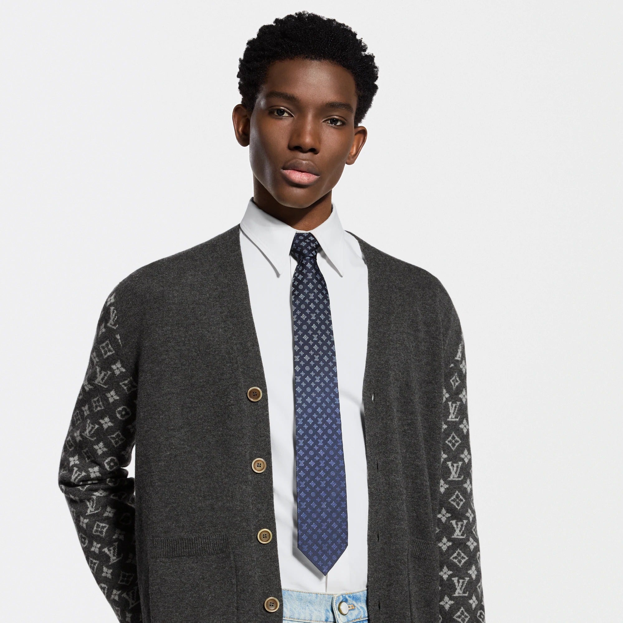 Monogram Blast Tie