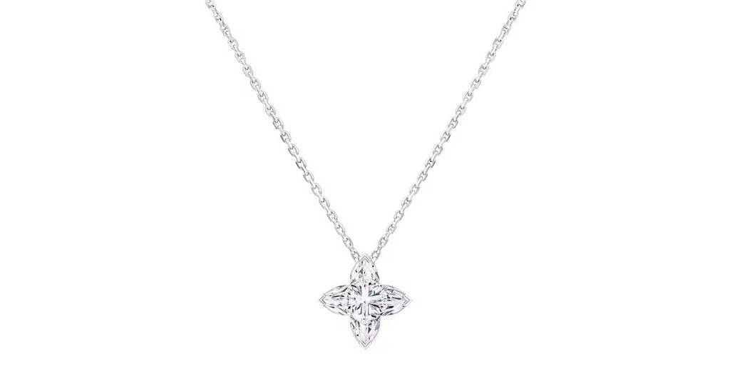 LV Diamonds Pendant, LV Monogram Star cut