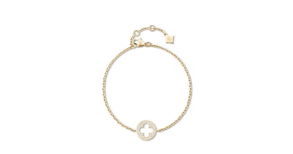 Empreinte Chain Bracelet, Yellow Gold and Diamonds