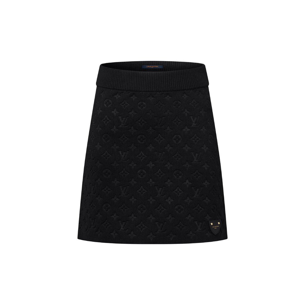 Monogram Knit Skirt