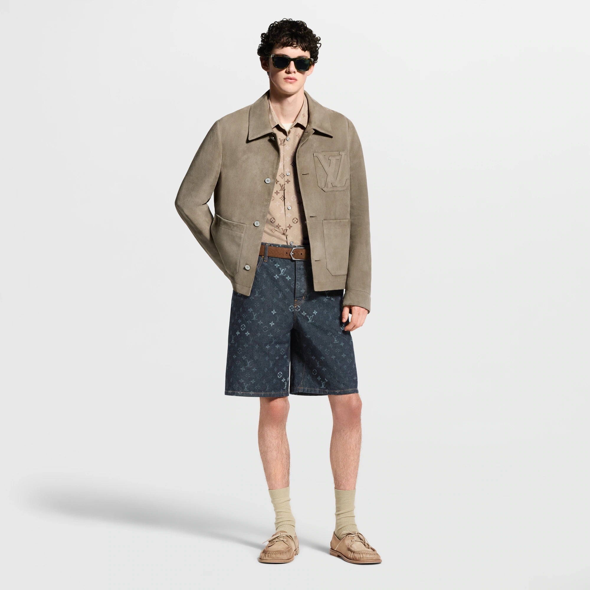 Light Suede Workwear Jacket