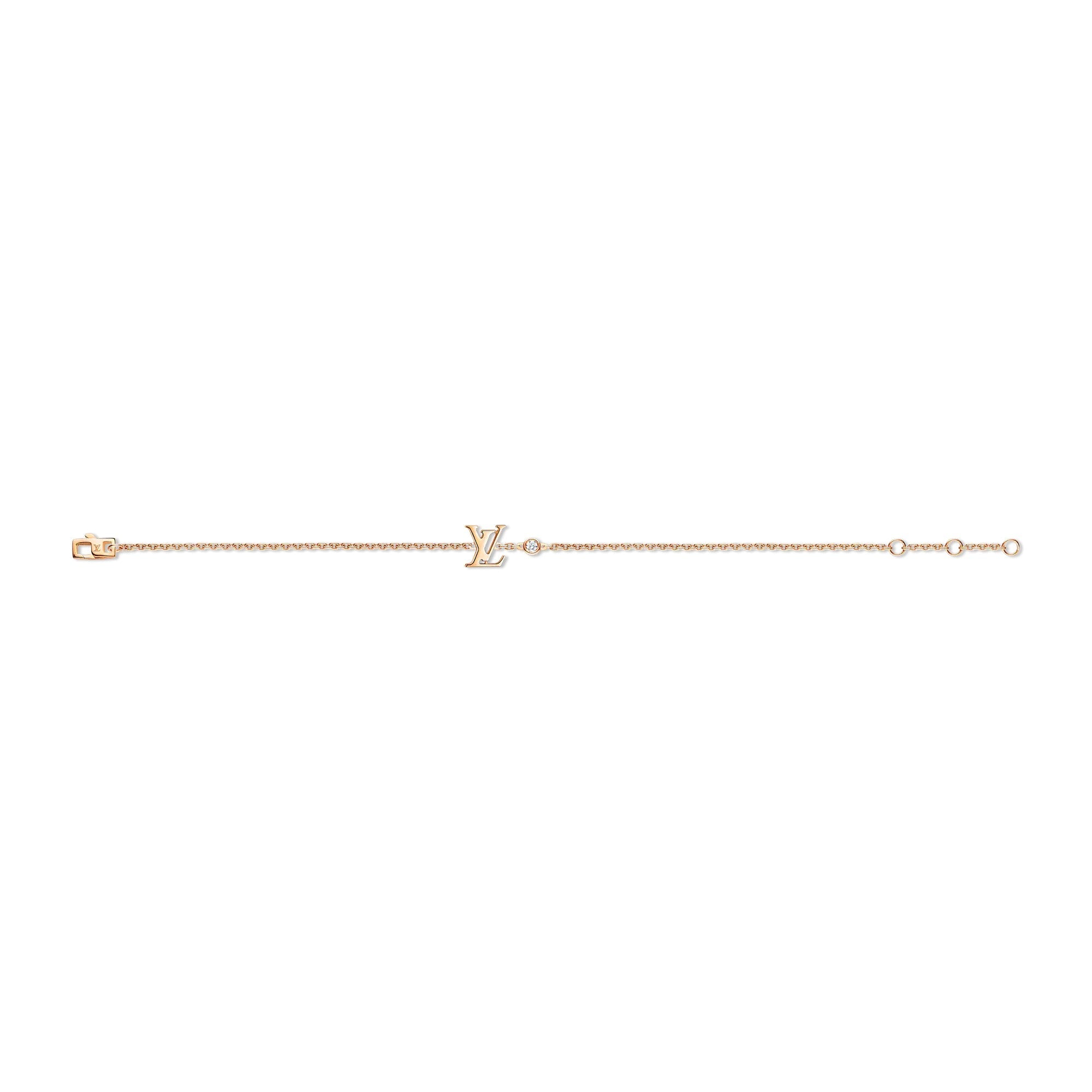 Idylle Blossom LV Bracelet, Pink Gold and Diamond
