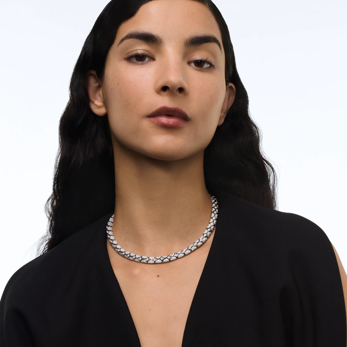 Galaxie Necklace, White Gold and Diamonds