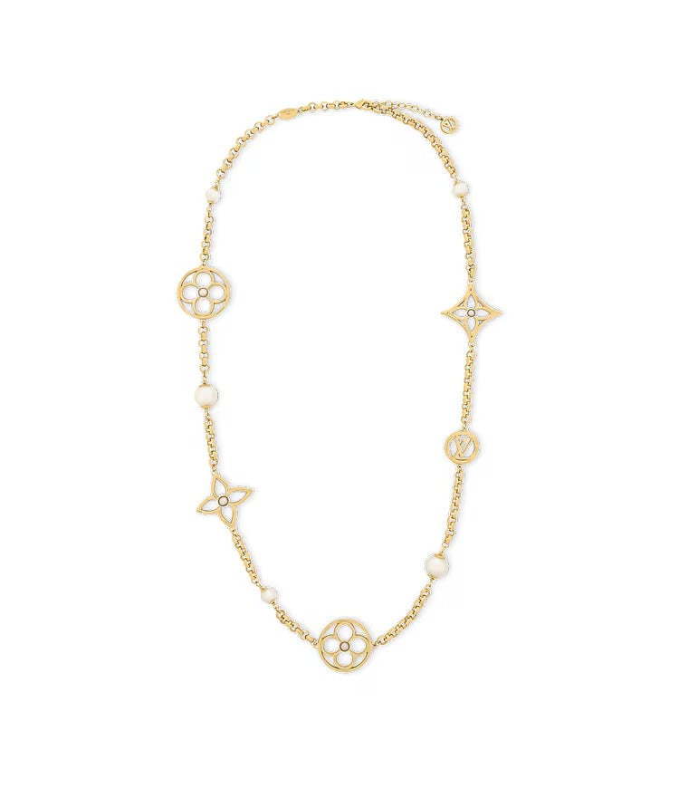 Pearly Flower Sautoir