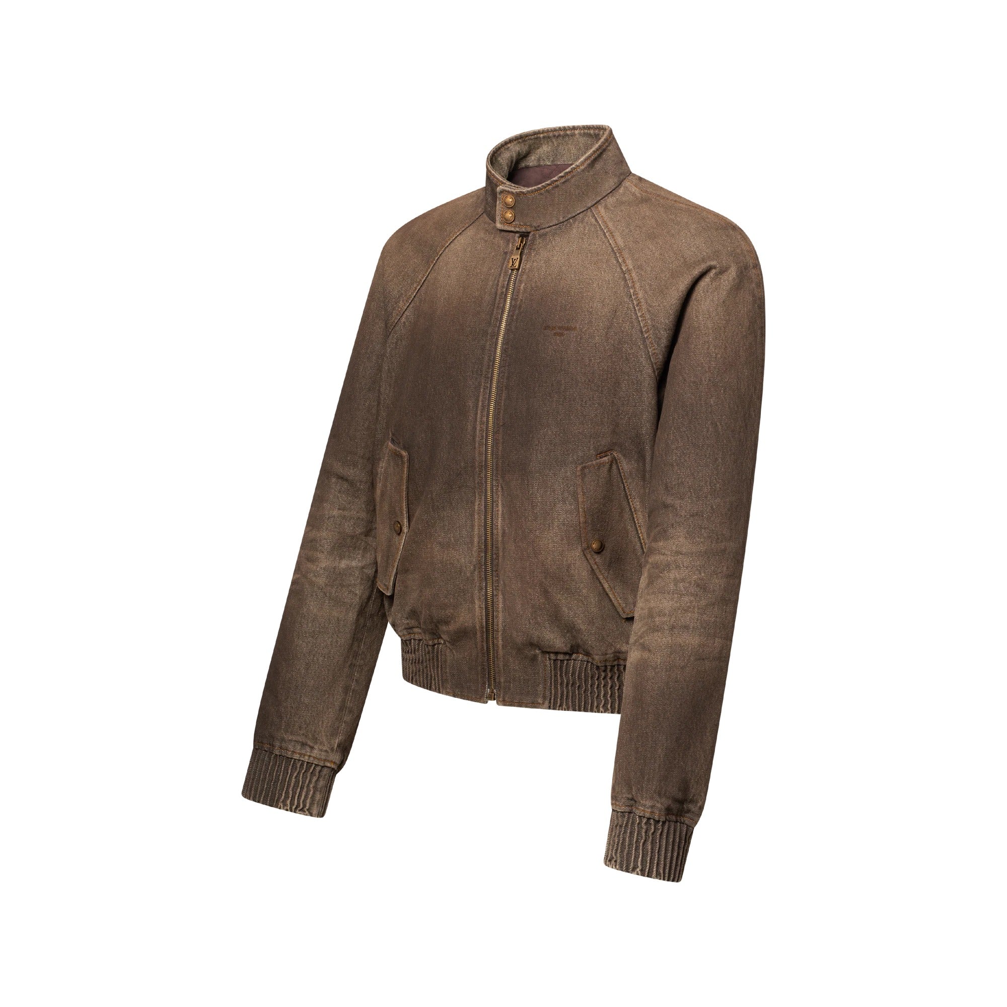 Coffee Indigo Denim Blouson