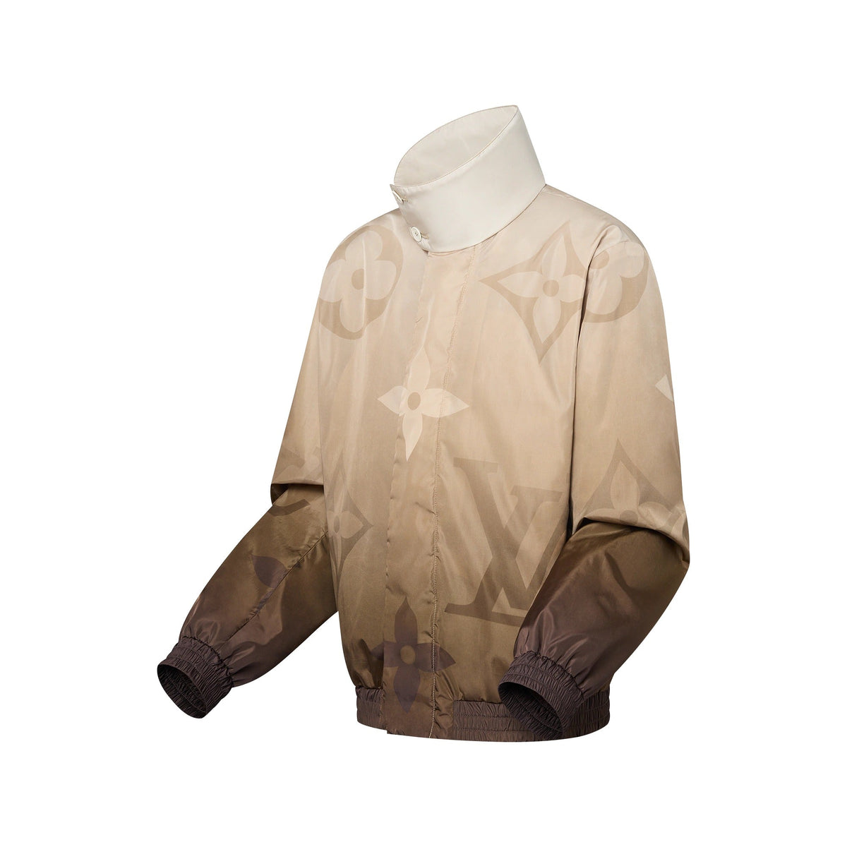 Monogram Printed Light Nylon Windbreaker