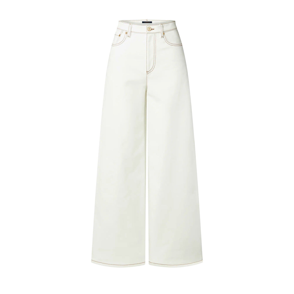 Contrast Stitch Utility Jeans