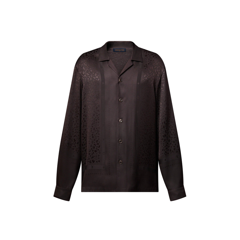 Scarf Silk Pajama Shirt