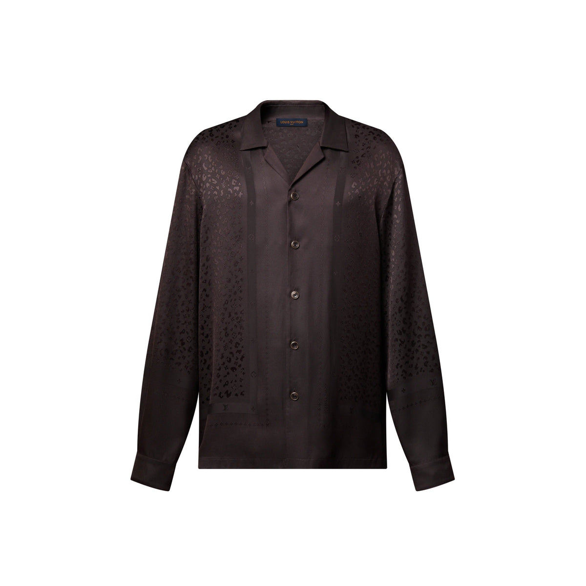 Scarf Silk Pajama Shirt