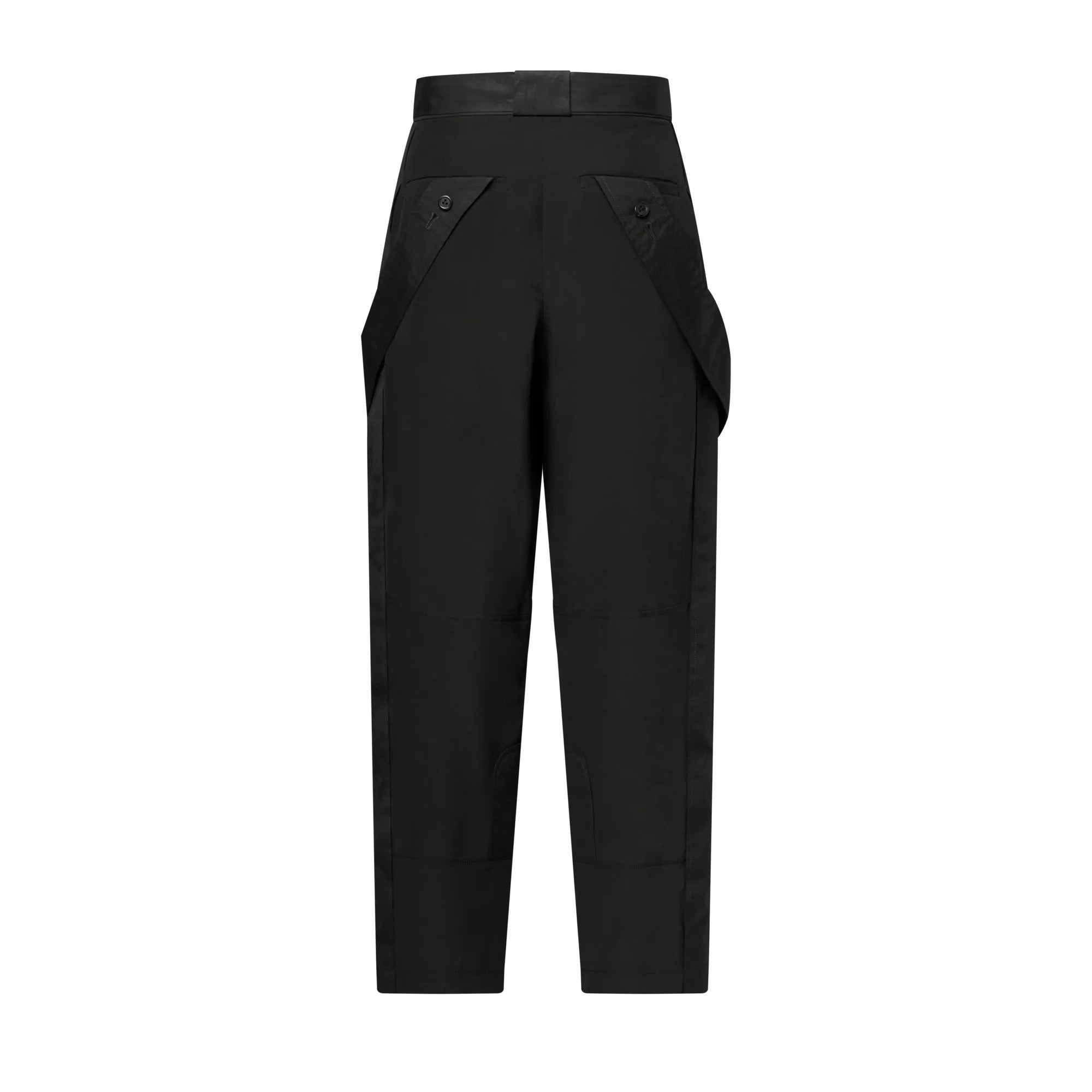 Poplin Insert Silk Cargo Pants