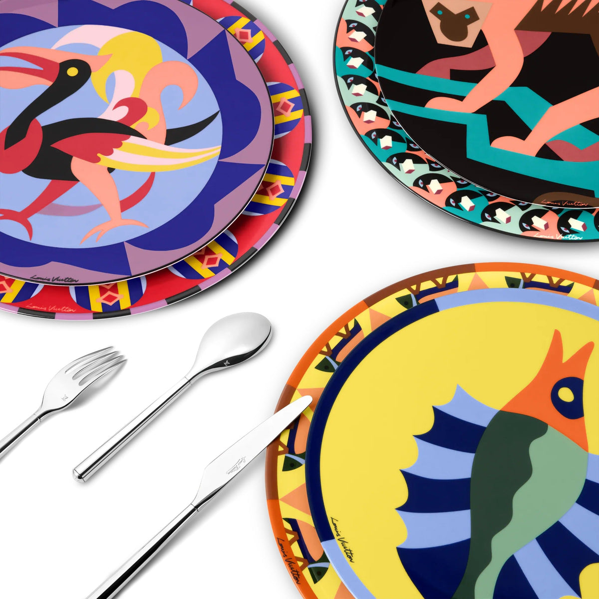 Animali Fantastici Set Of 6 Dinner Plates