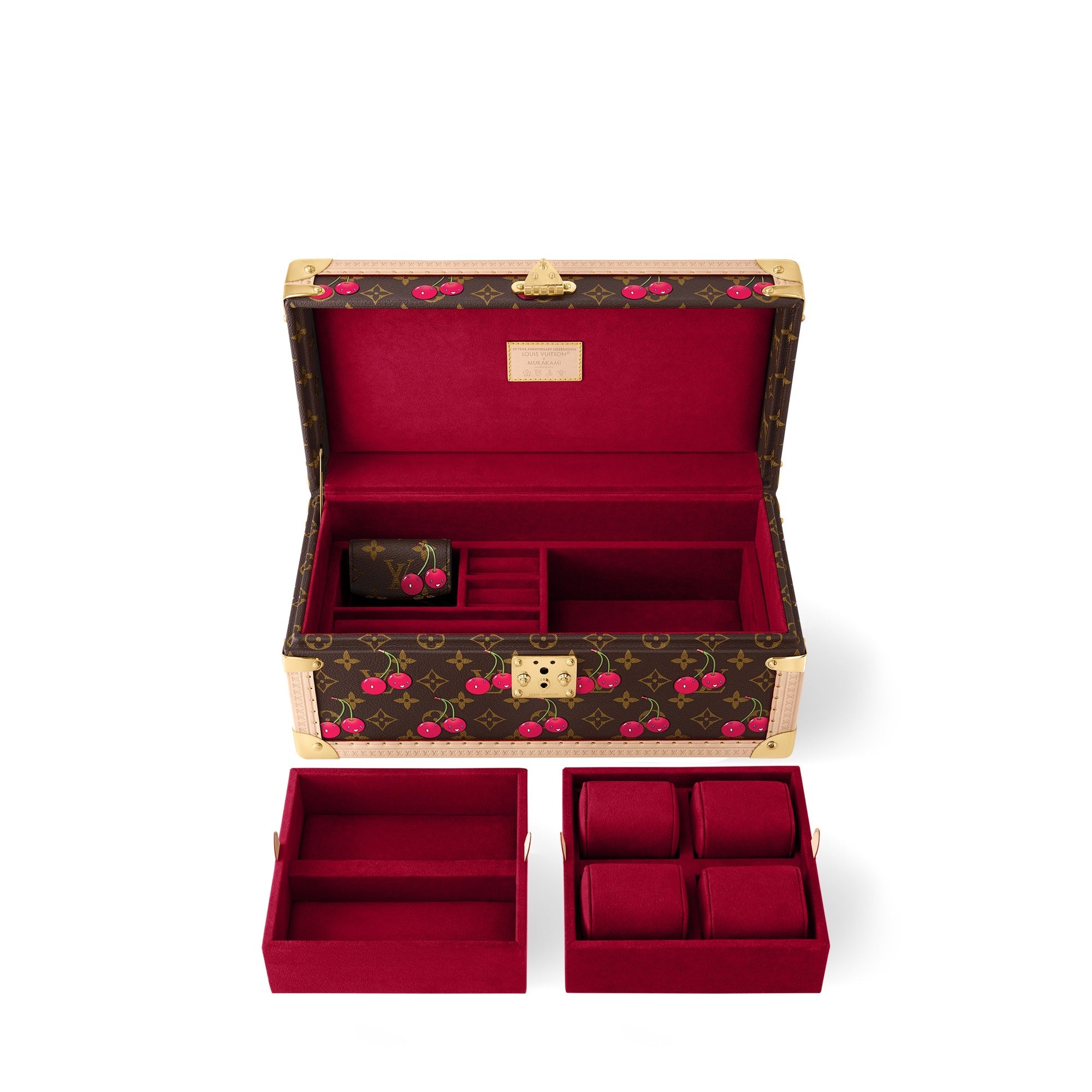 LV x TM Coffret Accessoires Cherry