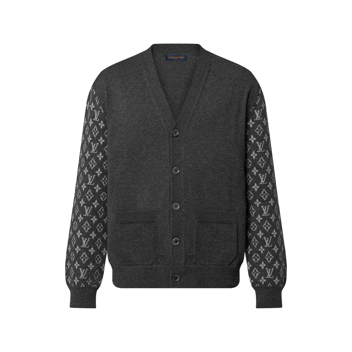 Monogram Mix Cashmere Cardigan