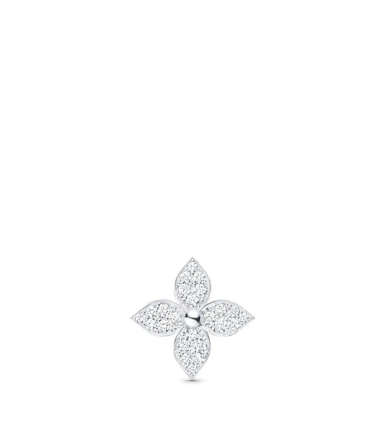 Idylle Blossom Stud, White Gold And Diamonds - Per Unit