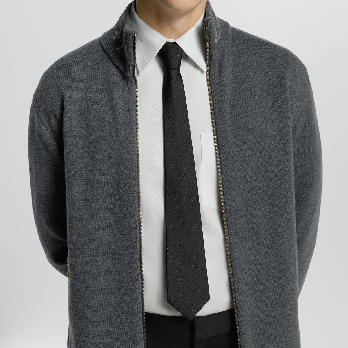 Mongram Gold Tie