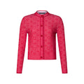 Monogram Tweed-Effect Knit Cardigan