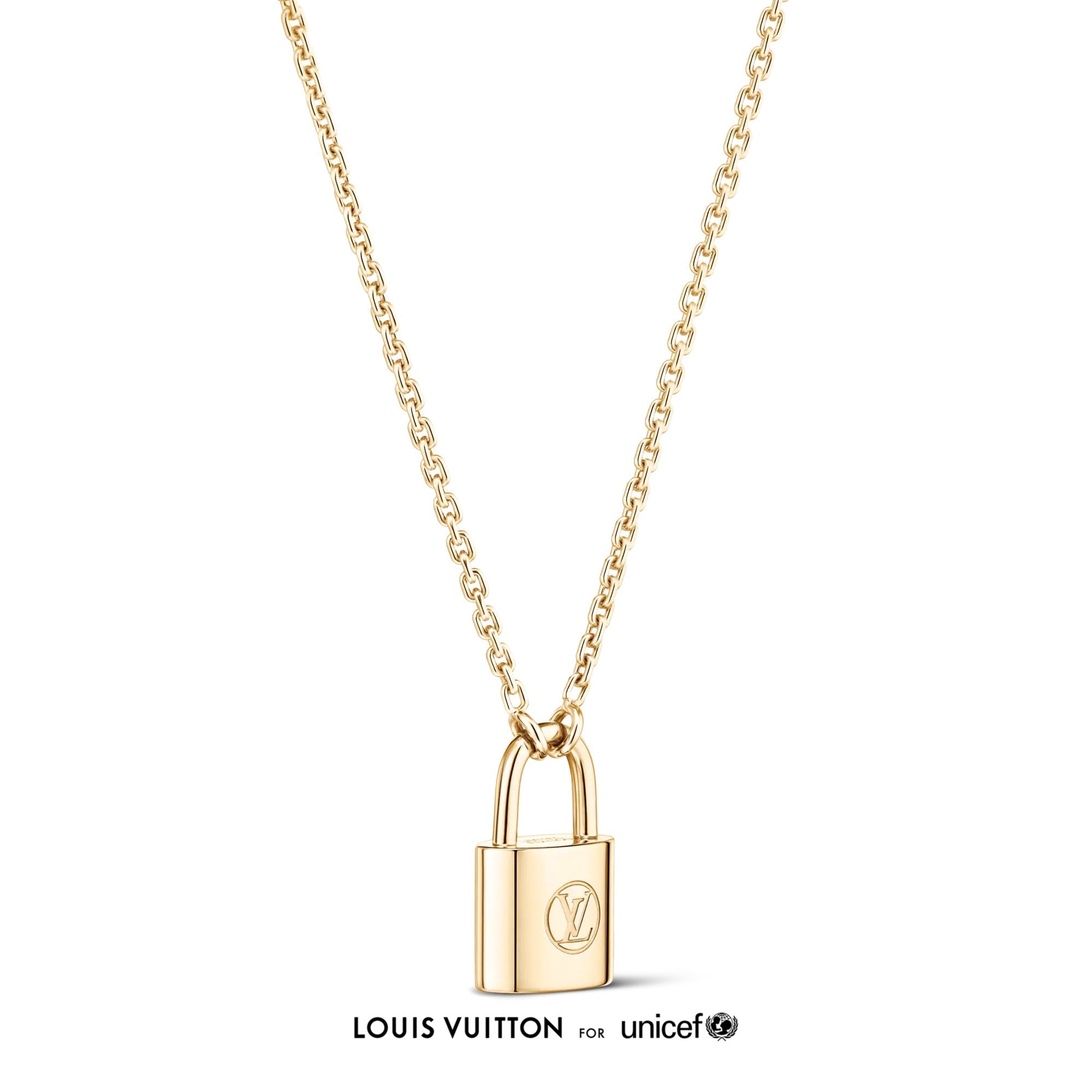 Silver Lockit Exclusive Gold Edition Pendant, Yellow Gold