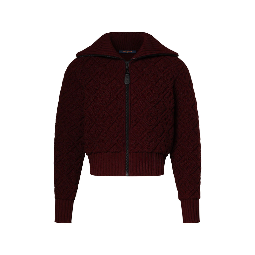 Monogram Flower Toweling Zip-Up Jacket