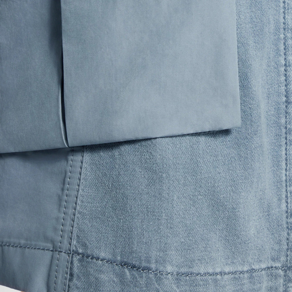 Utility Pocket Washed Denim Dress